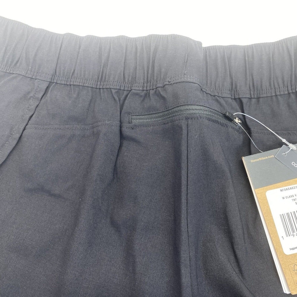The North Face Women's Class V Mini Shorts Size S Black Drawstring Pocket New - Picture 11 of 16